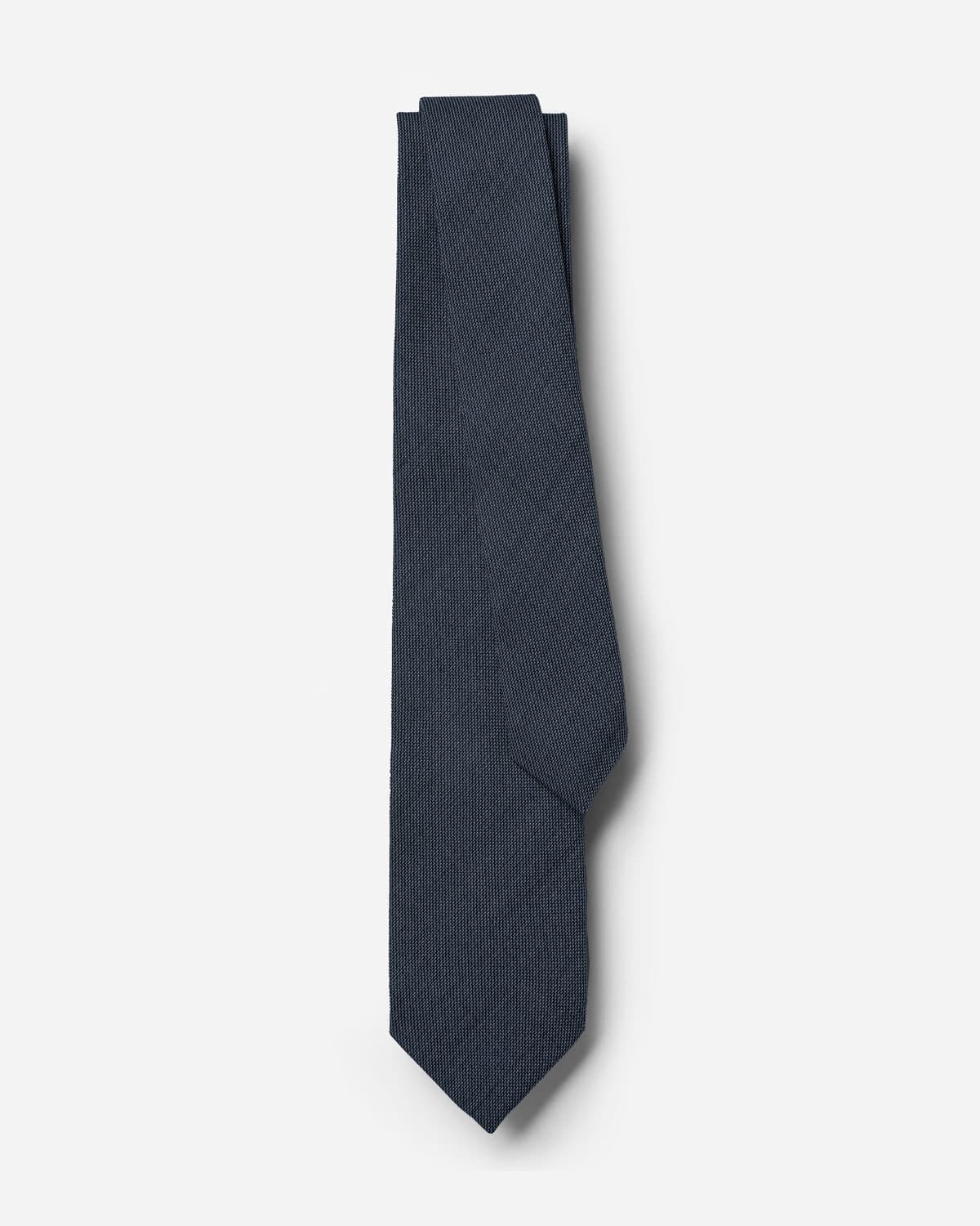 Gravata Slim Lã Fria Azul