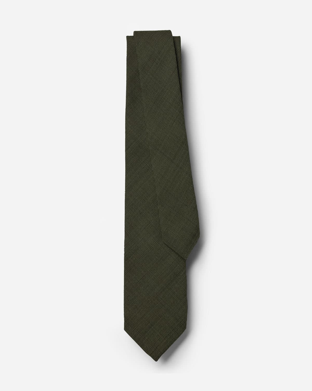 Gravata Slim Lã Super 120 Verde