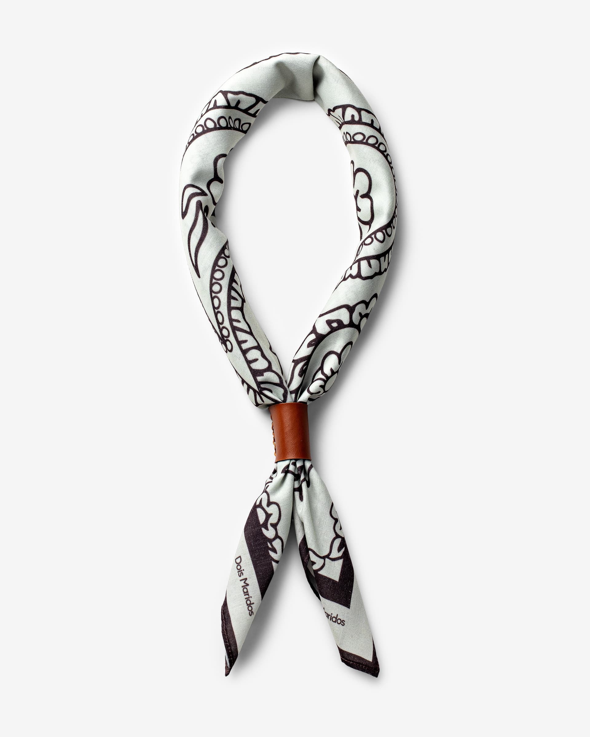 Foulard Paisley Marrom