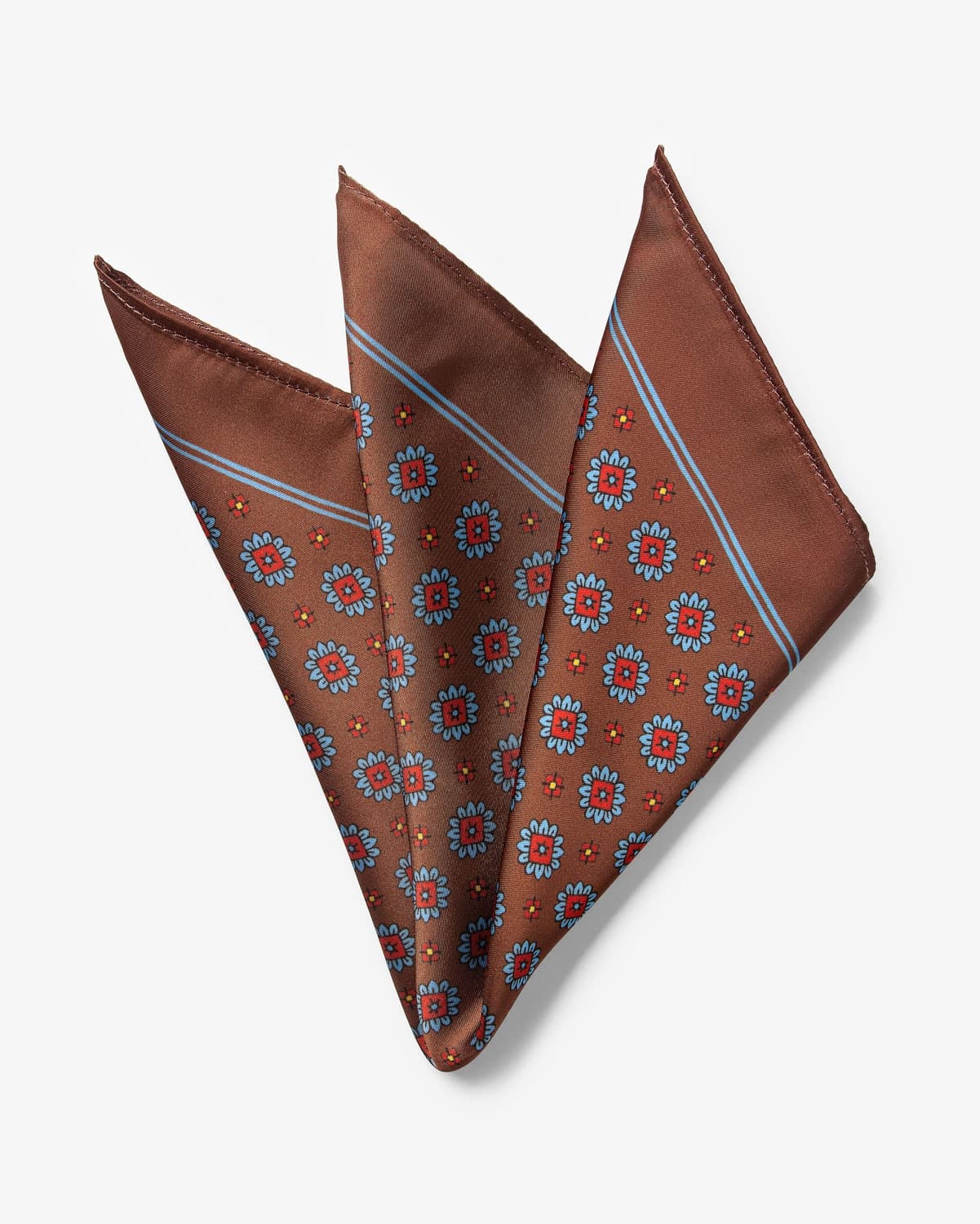 Lenço de Bolso Fiore Cinza