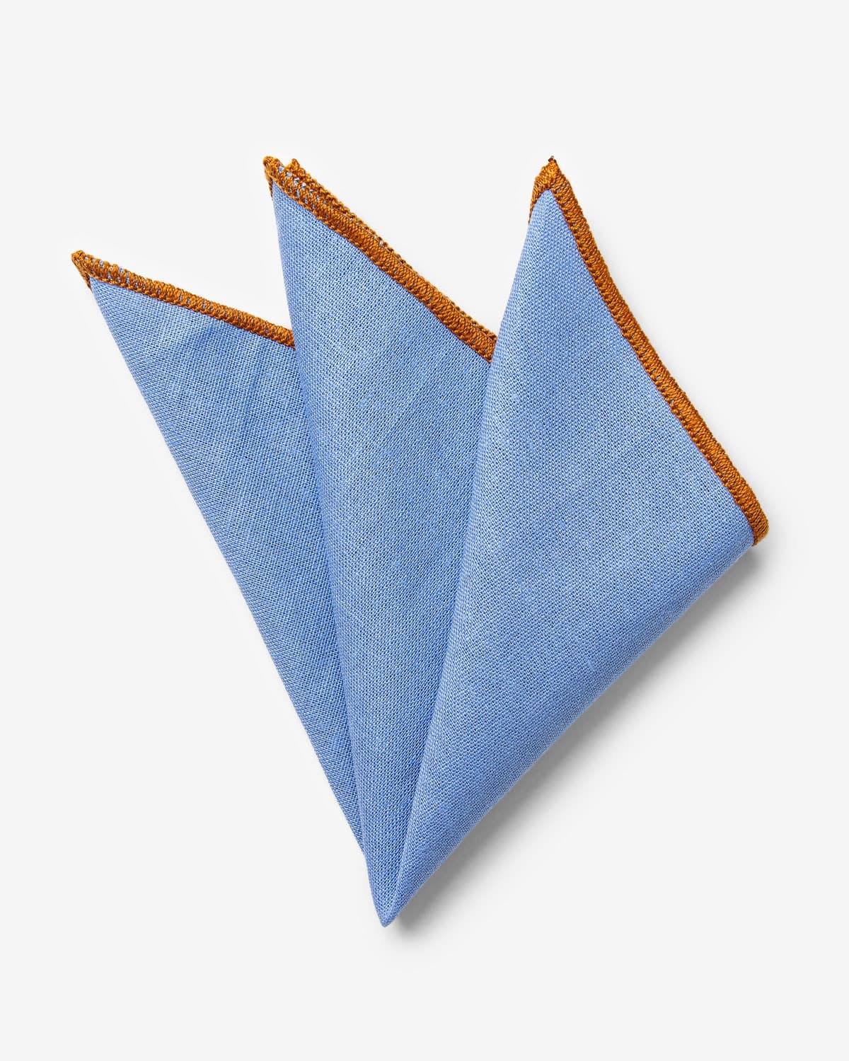 Lenço de Bolso Linho Azul Claro