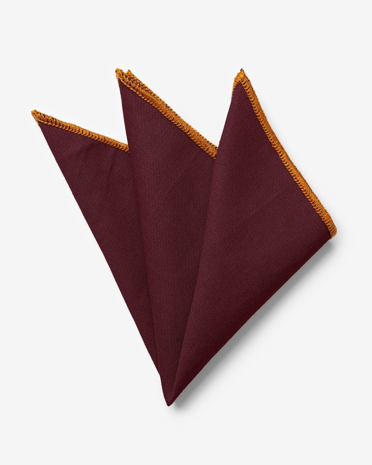 Lenço de Bolso Linho Bordô