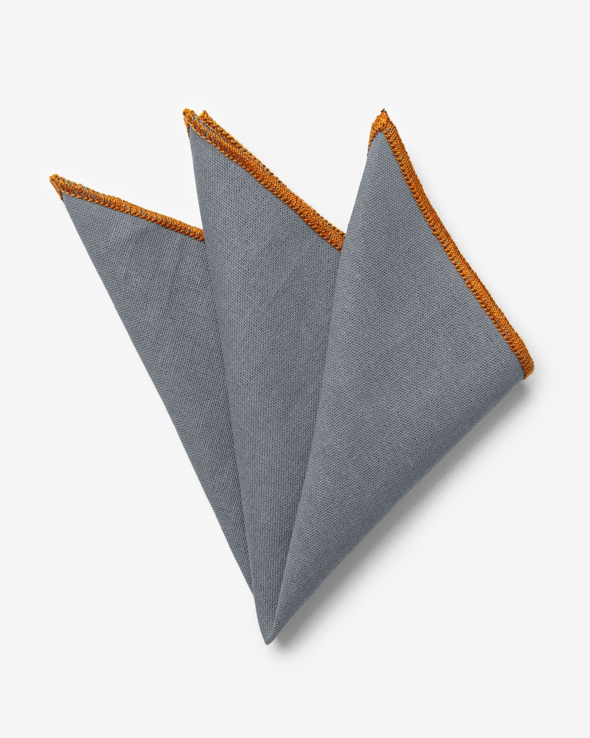 Lenço de Bolso Linho Cinza