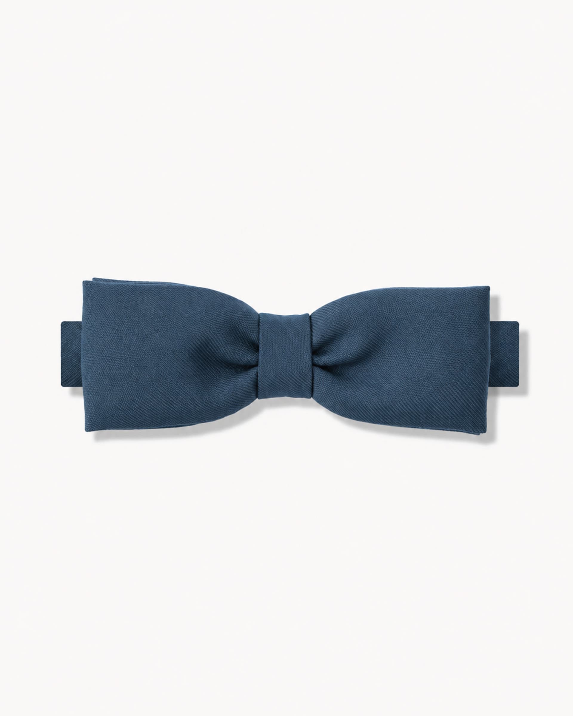Gravata Borboleta Slim Lã Fria Azul