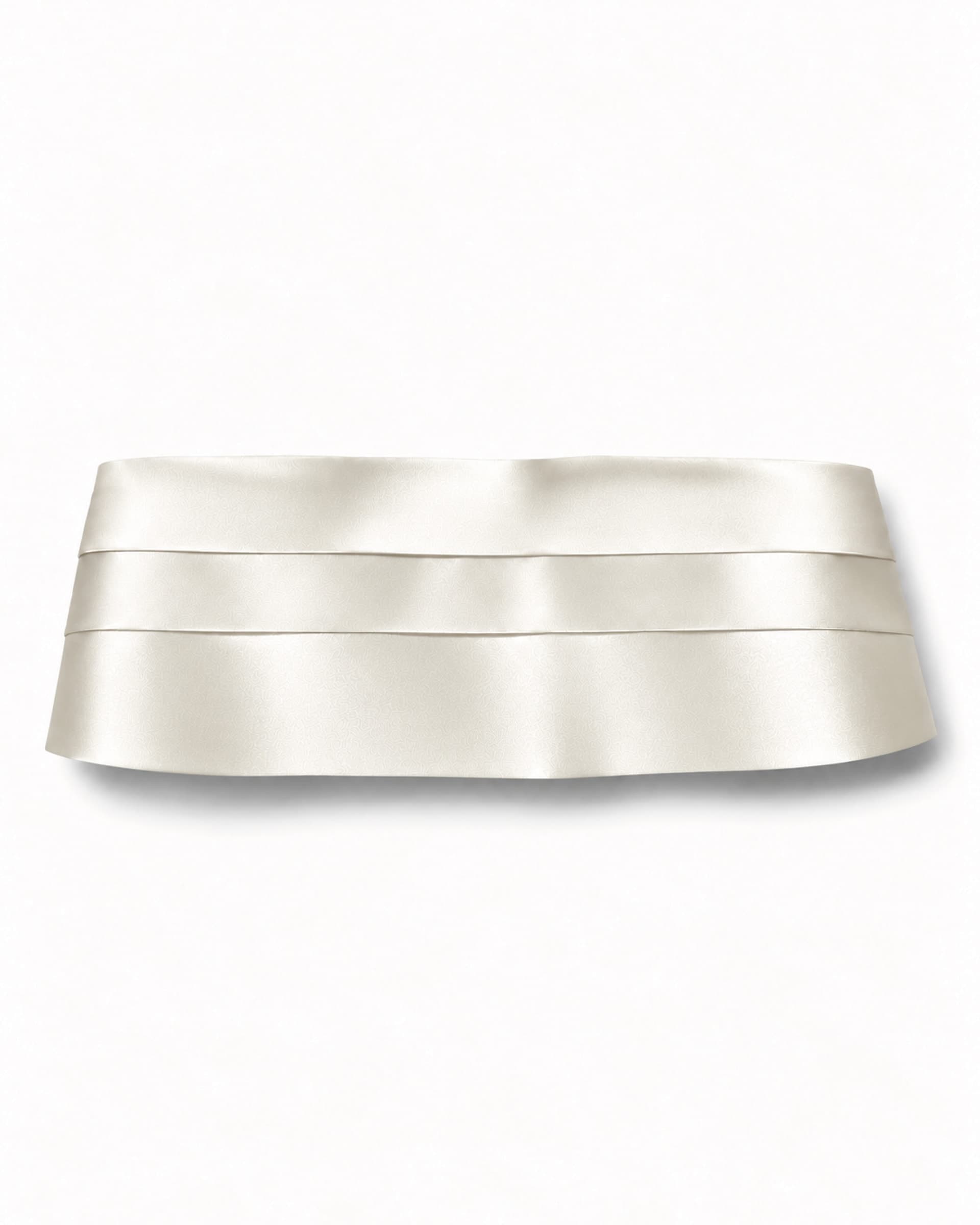 Cummerbund Cetim Off White
