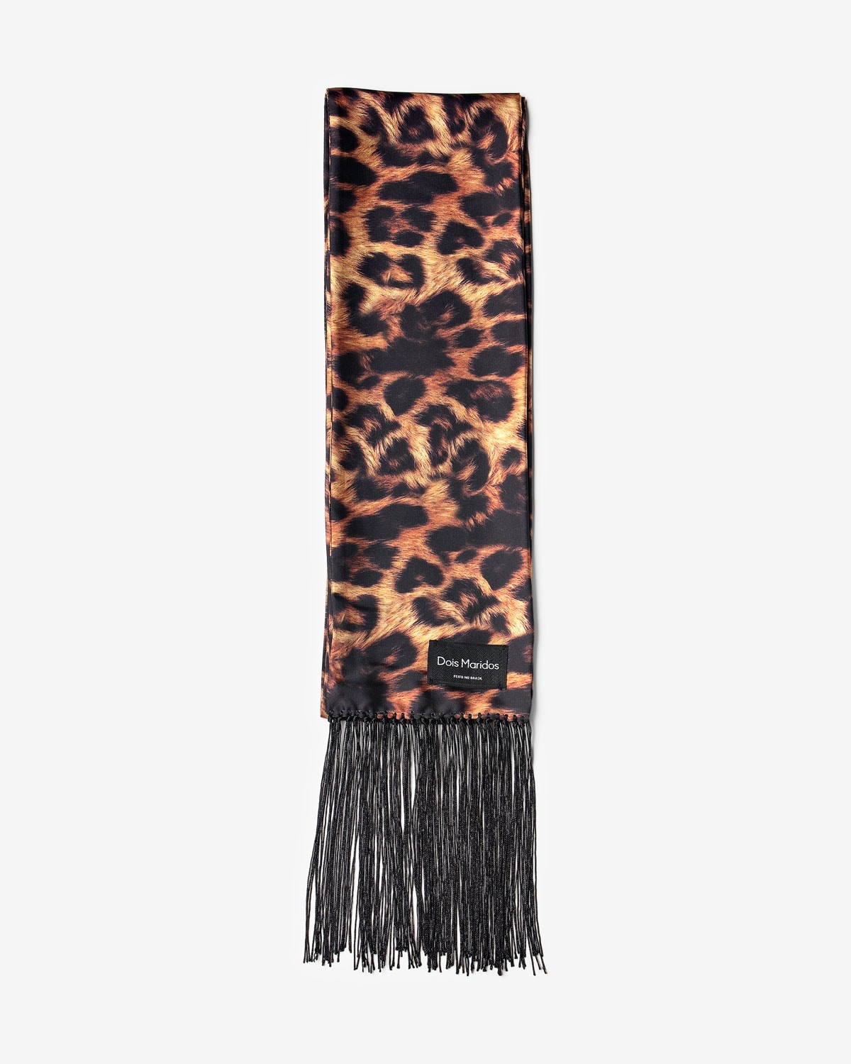 Echarpe Cetim Leopardo