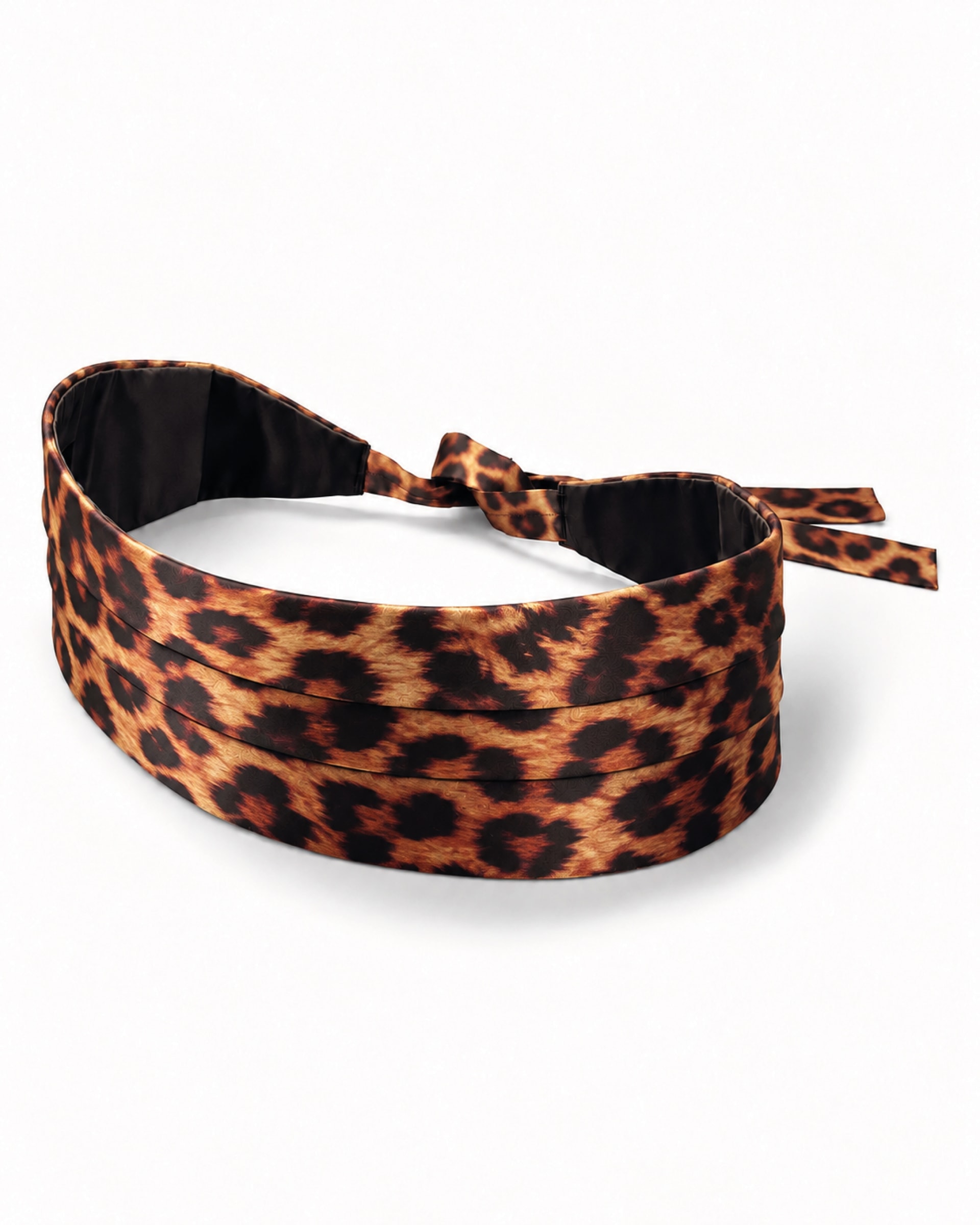 Cummerbund Cetim Leopardo