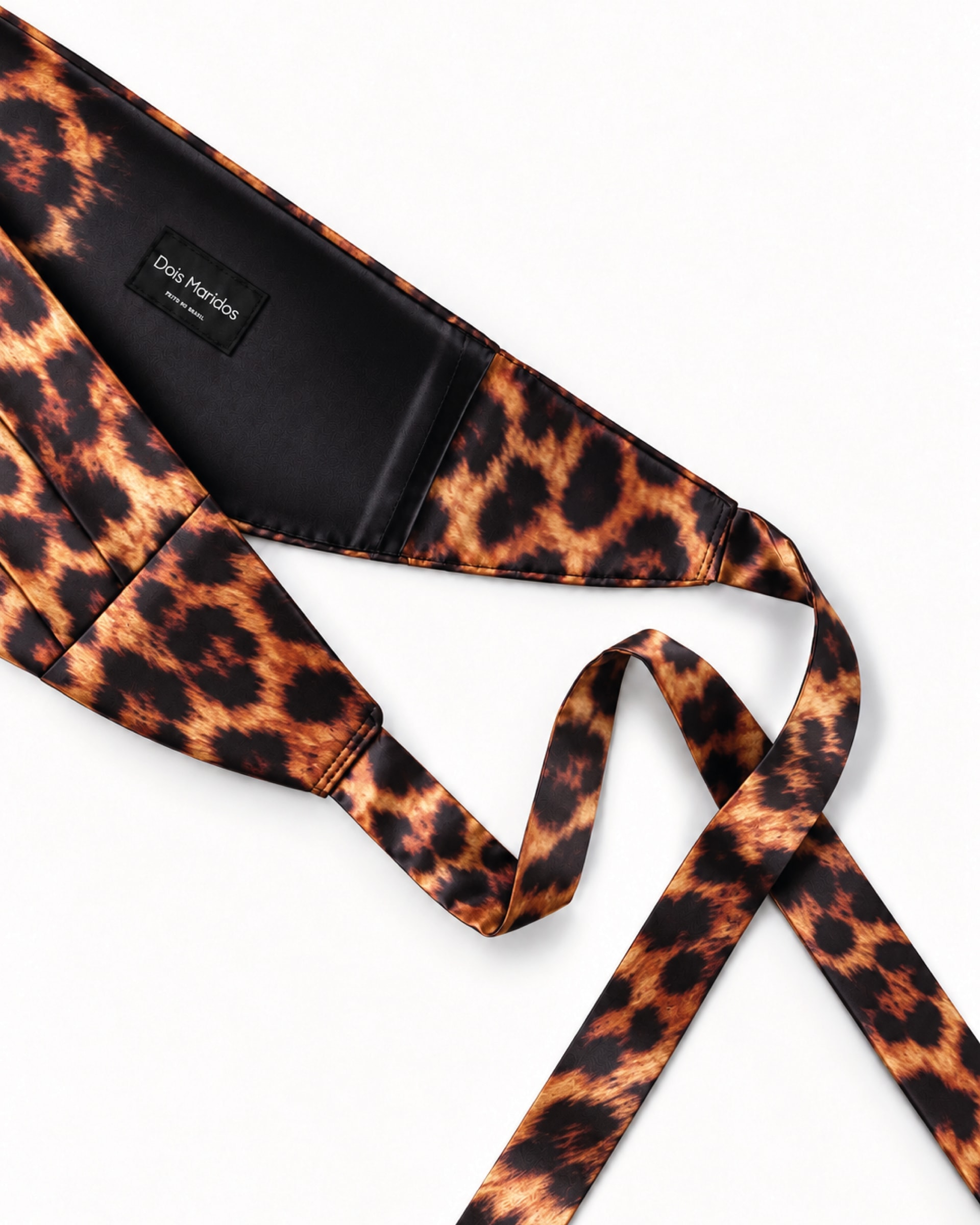 Cummerbund Cetim Leopardo