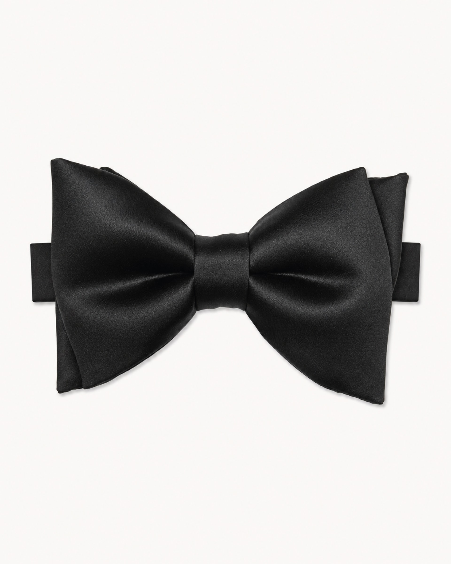 Gravata Bow Seda Preta