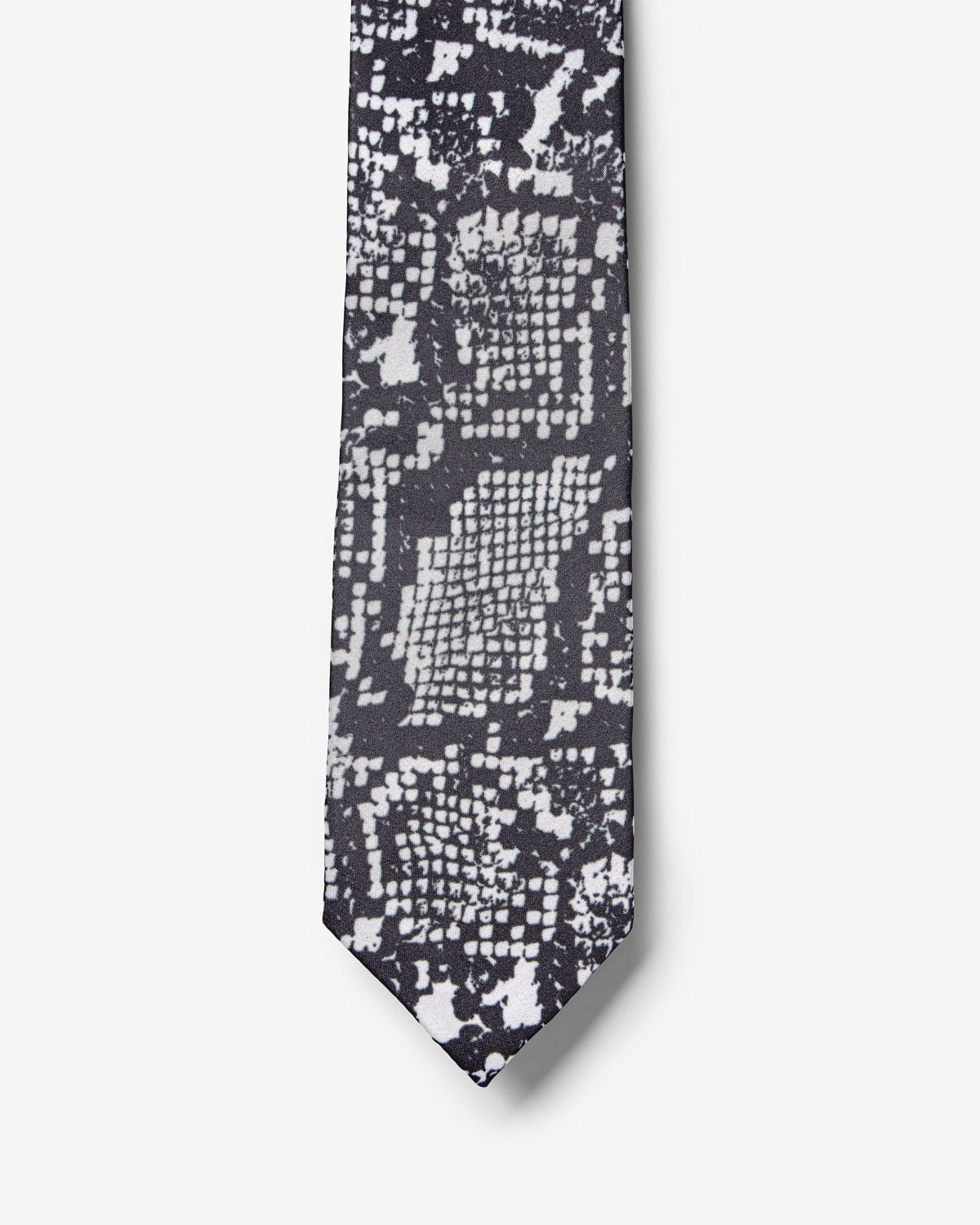 Gravata Slim Cetim Snake