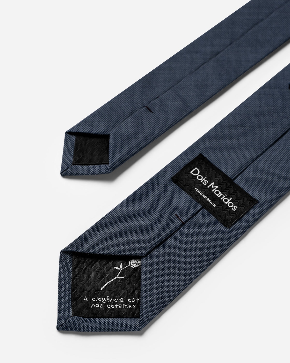 Gravata Slim Lã Fria Azul