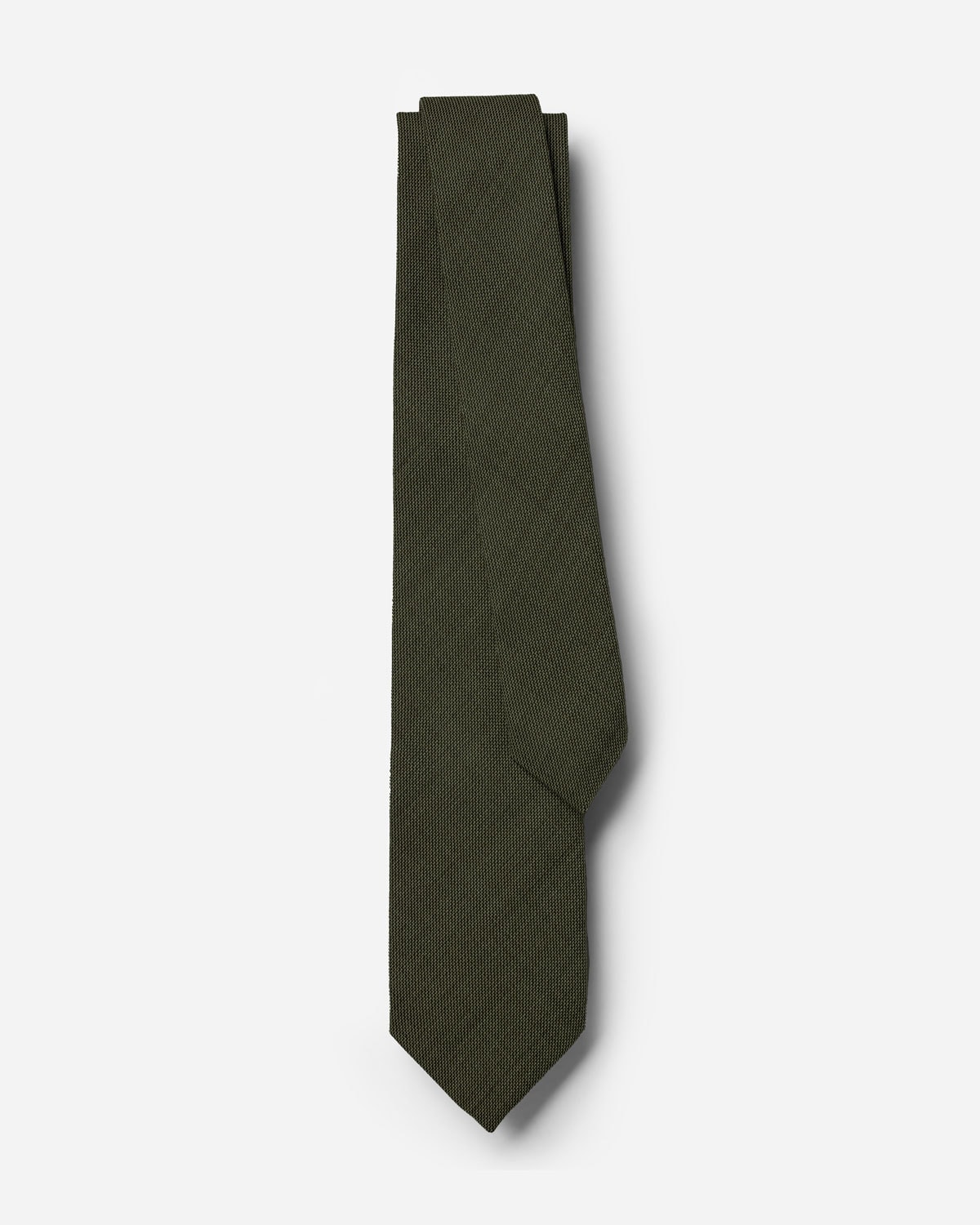 Gravata Slim Lã Super 120 Verde