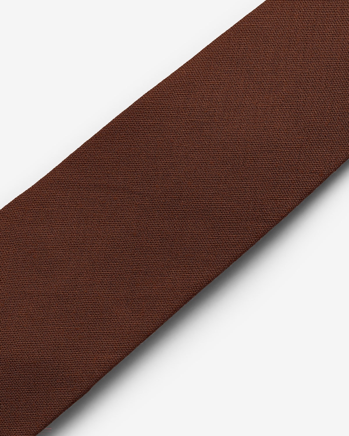 Gravata Slim Linho Marrom