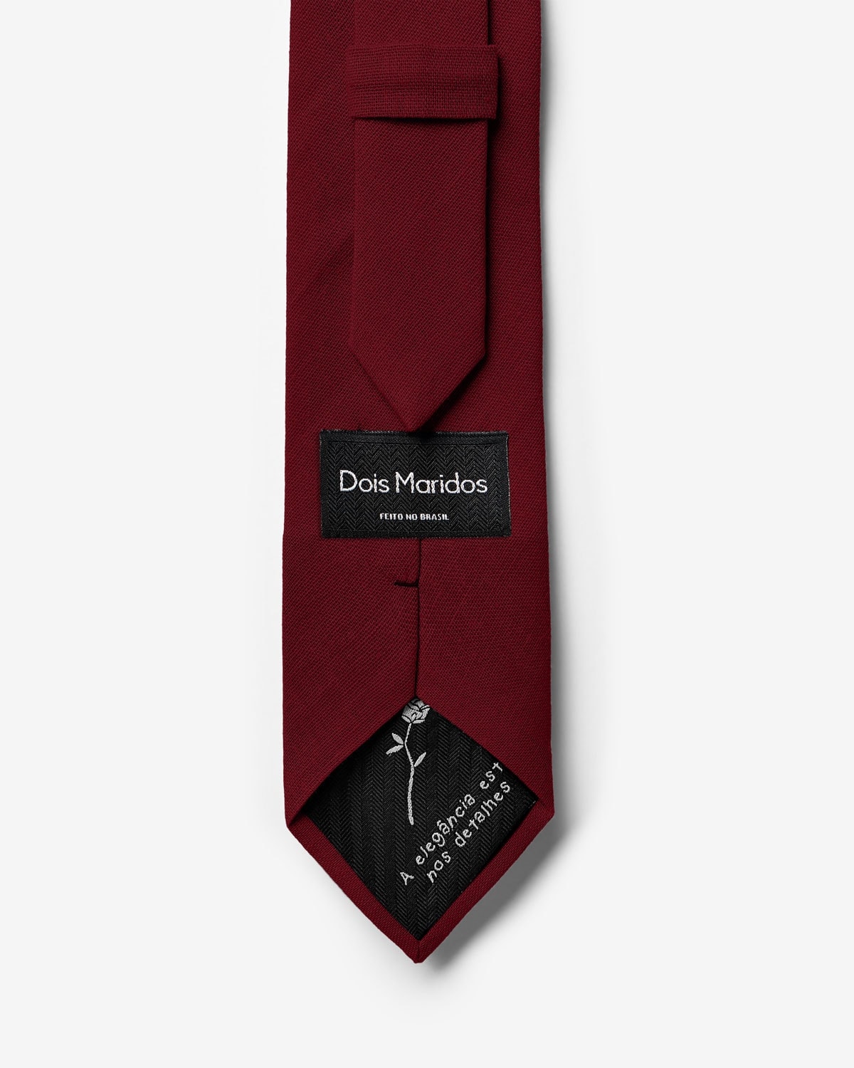 Gravata Slim Linho Marsala