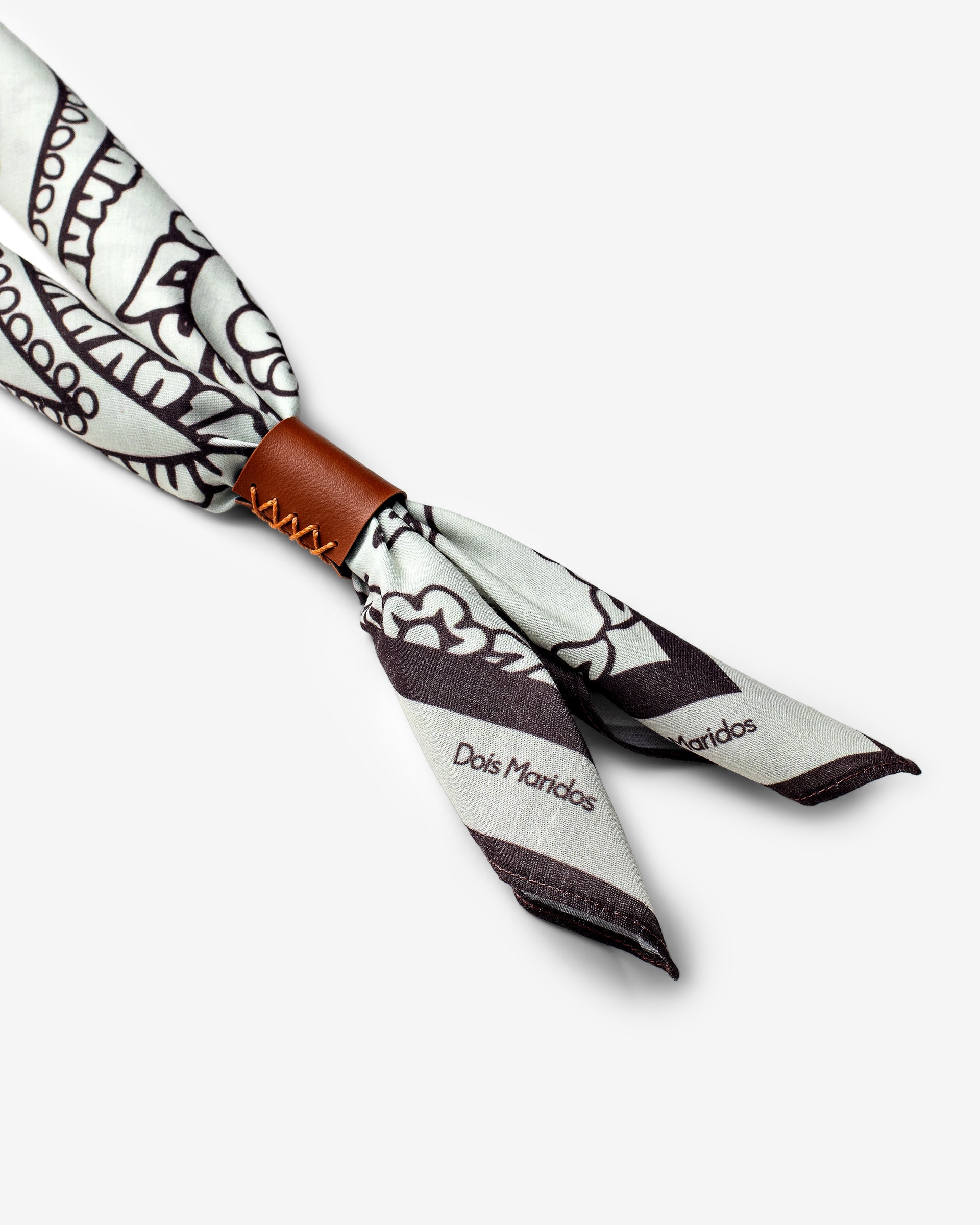Foulard Paisley Marrom