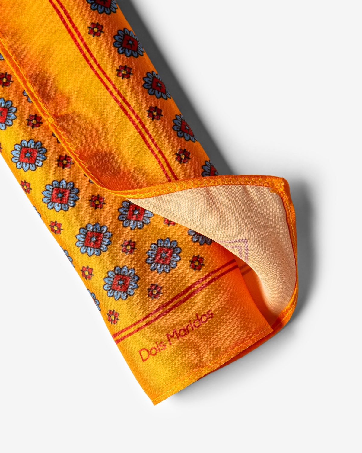 Lenço de Bolso Fiore Amarelo