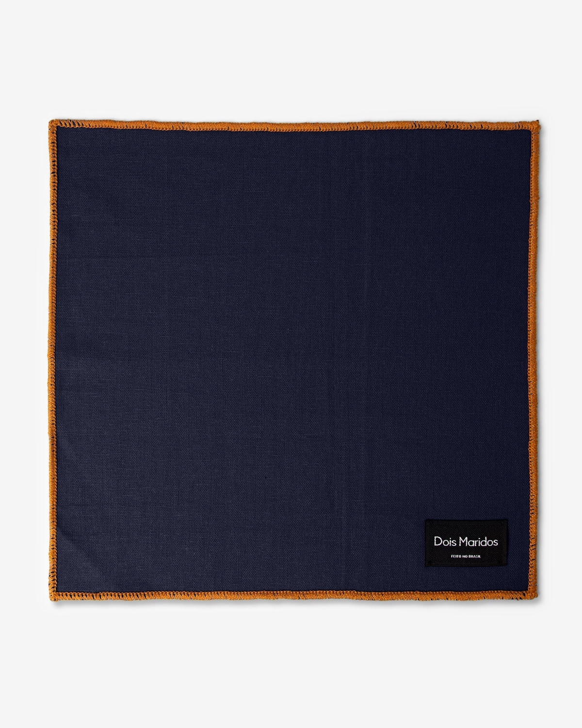Lenço de Bolso Linho Azul Marinho