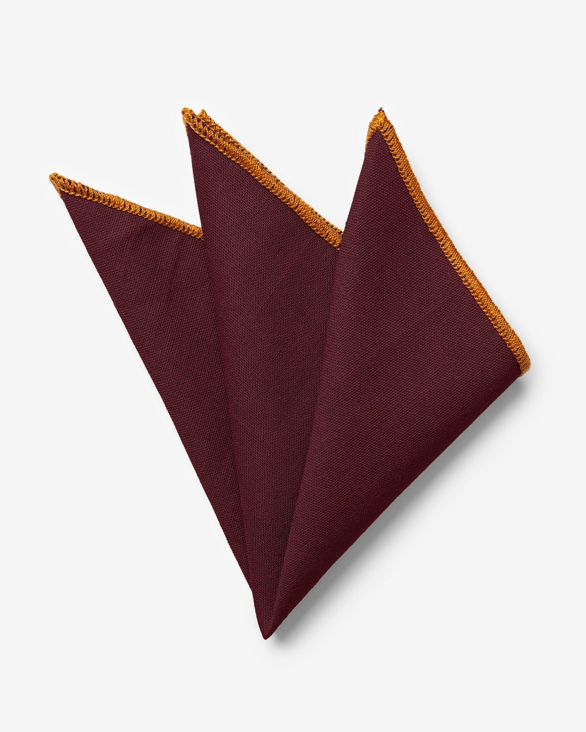 Lenço de Bolso Linho Bordô
