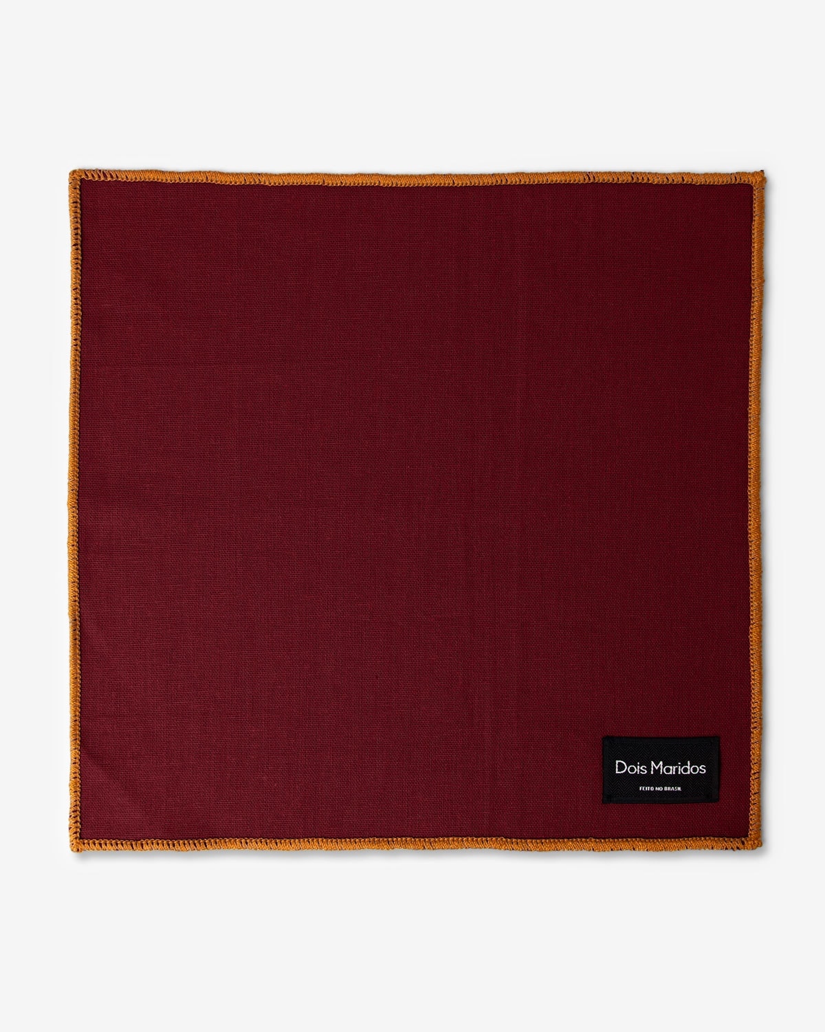 Lenço de Bolso Linho Marsala
