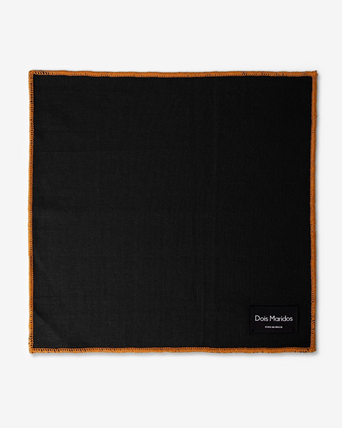 Lenço de Bolso Linho Preto