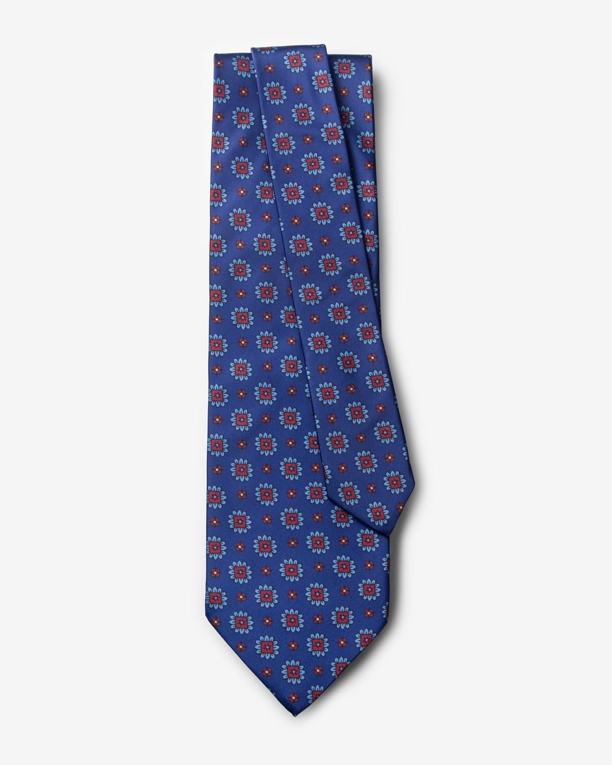Gravata Larga Fiore Azul