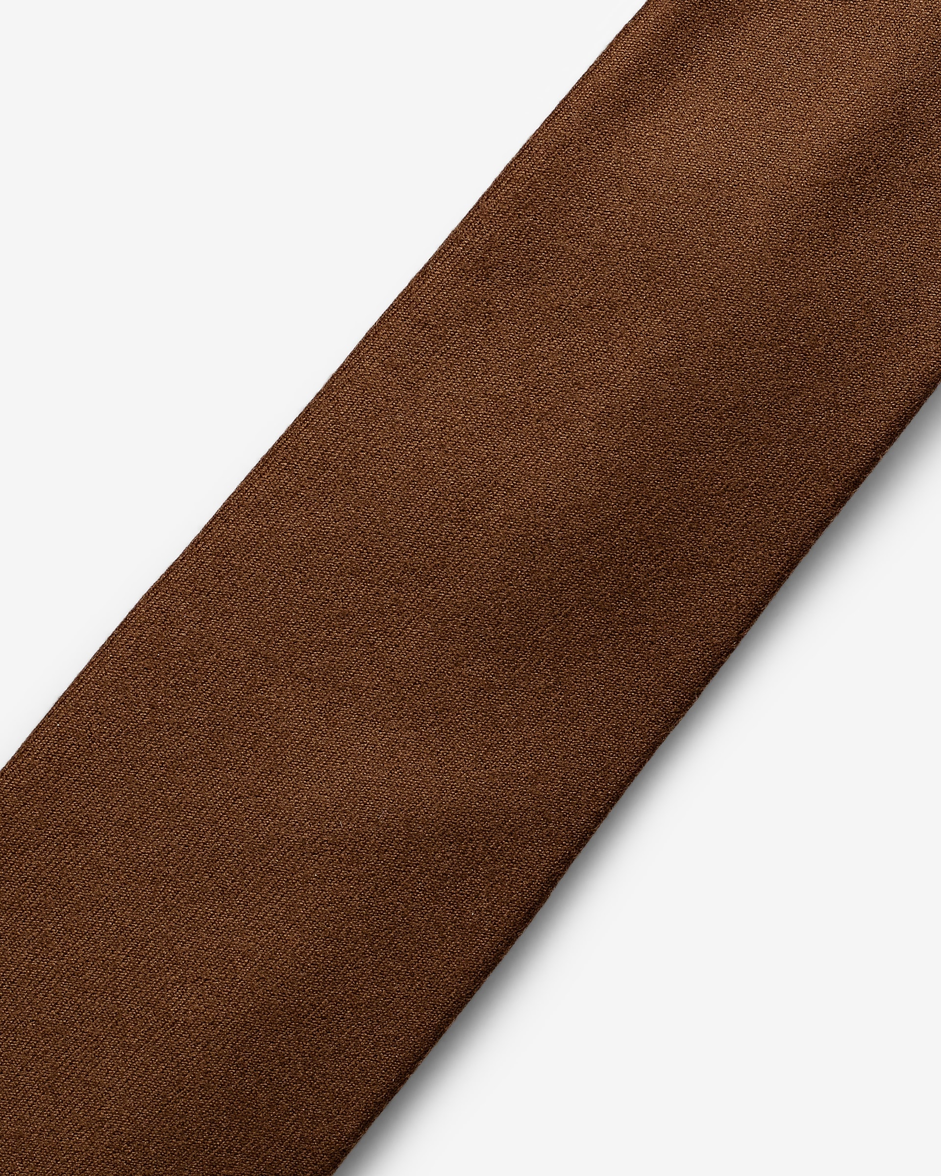 Gravata Larga Lã Super 120s Caramelo