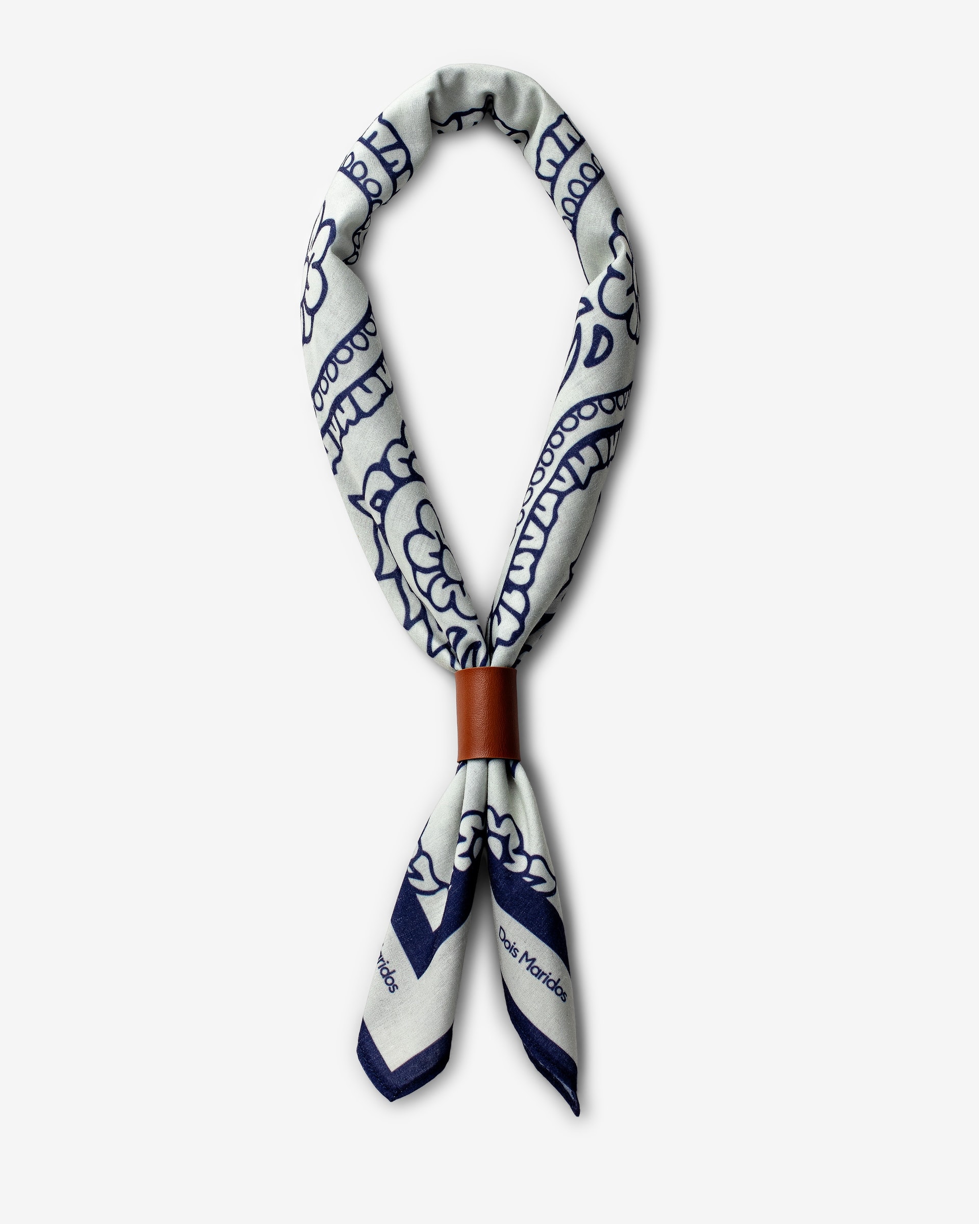Foulard Paisley Azul