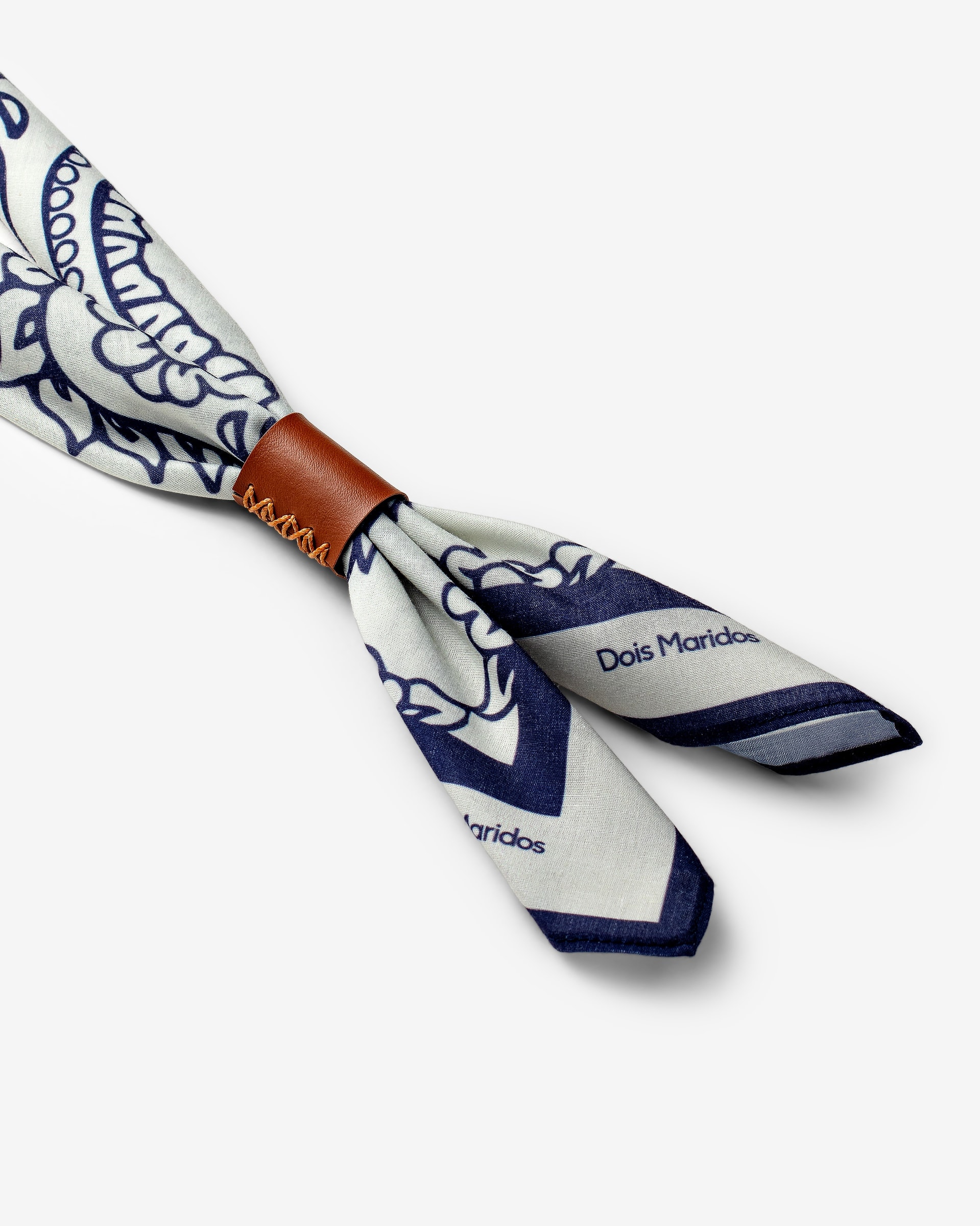Foulard Paisley Azul
