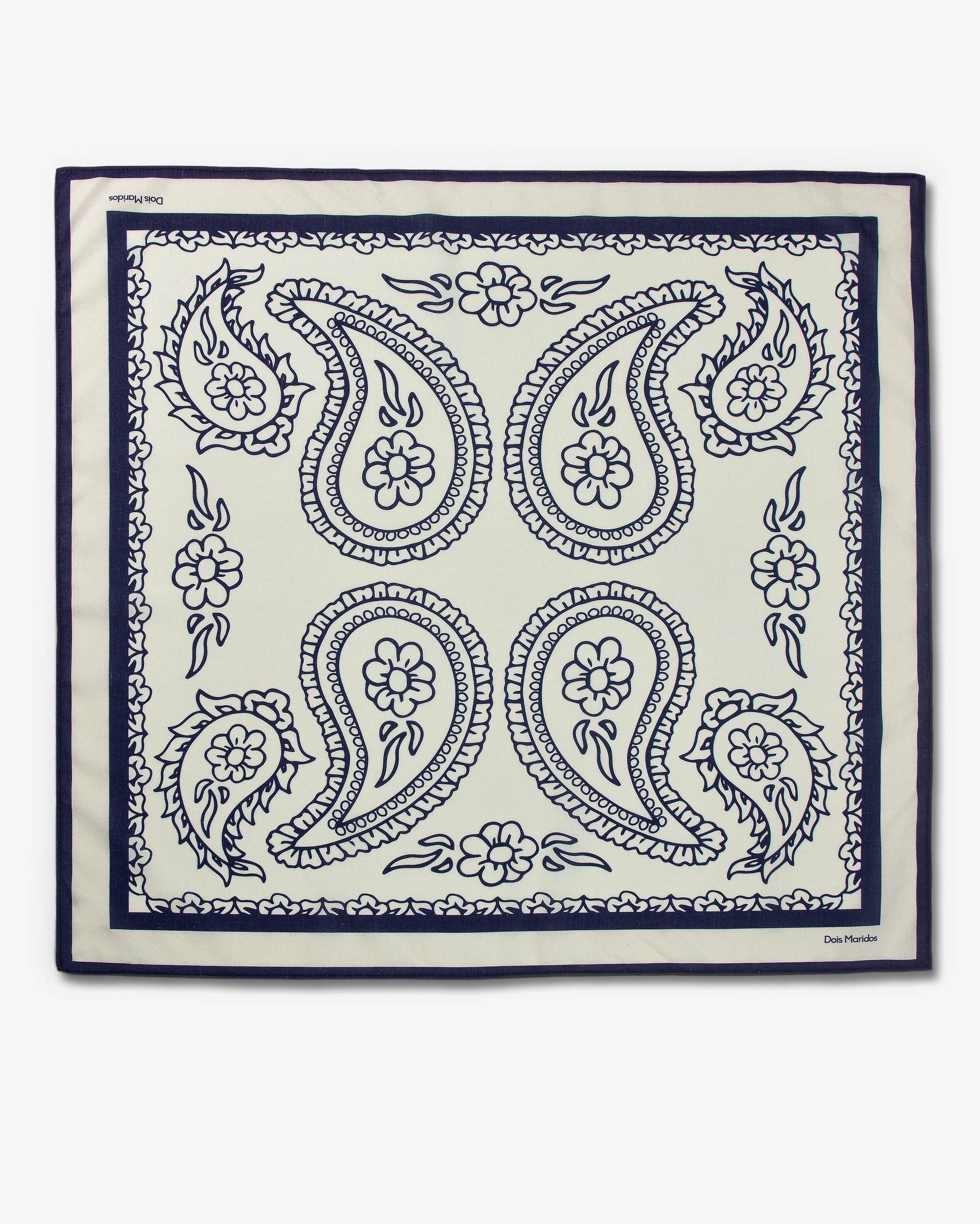 Foulard Paisley Azul