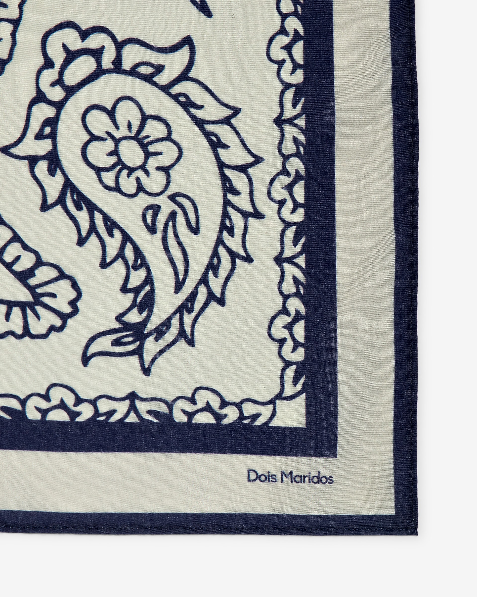 Foulard Paisley Azul