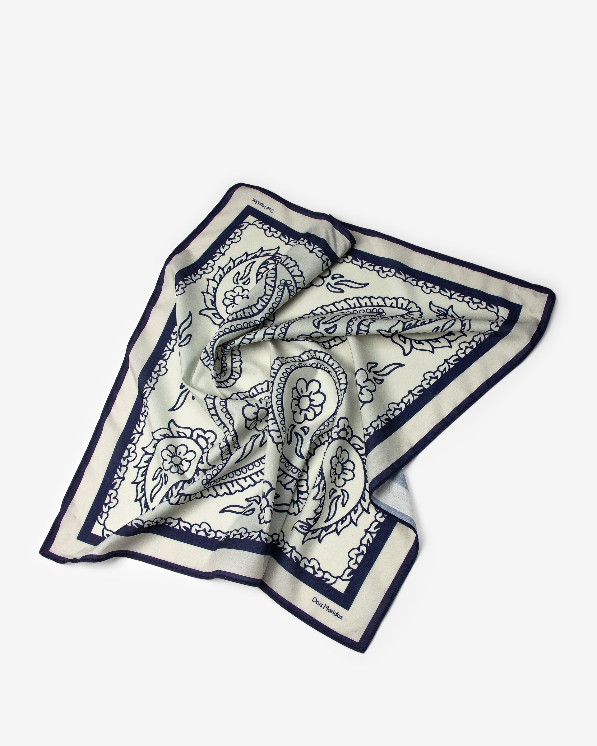 Foulard Paisley Azul
