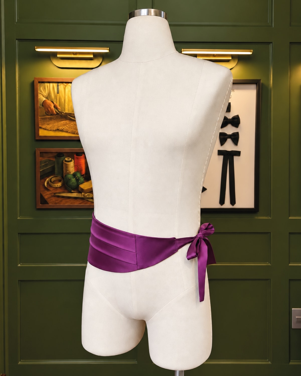 Cummerbund Cetim Violeta
