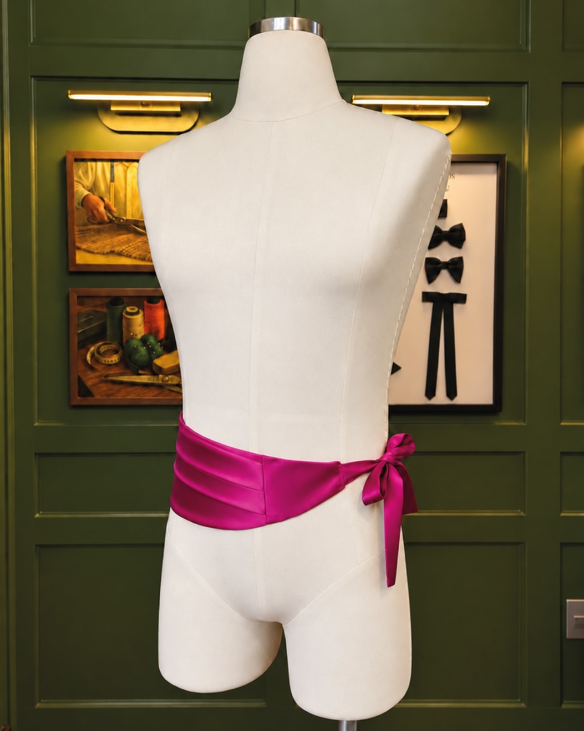 Cummerbund Cetim Rosa