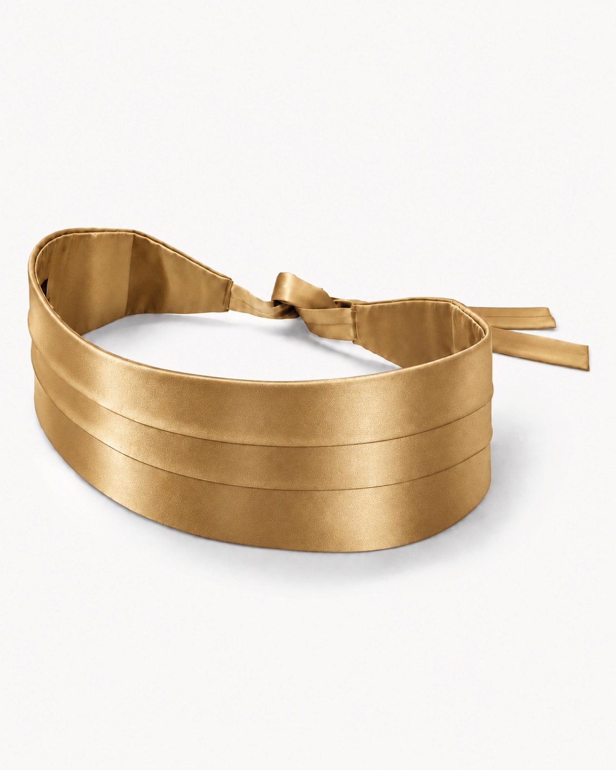 Cummerbund Cetim Dourado