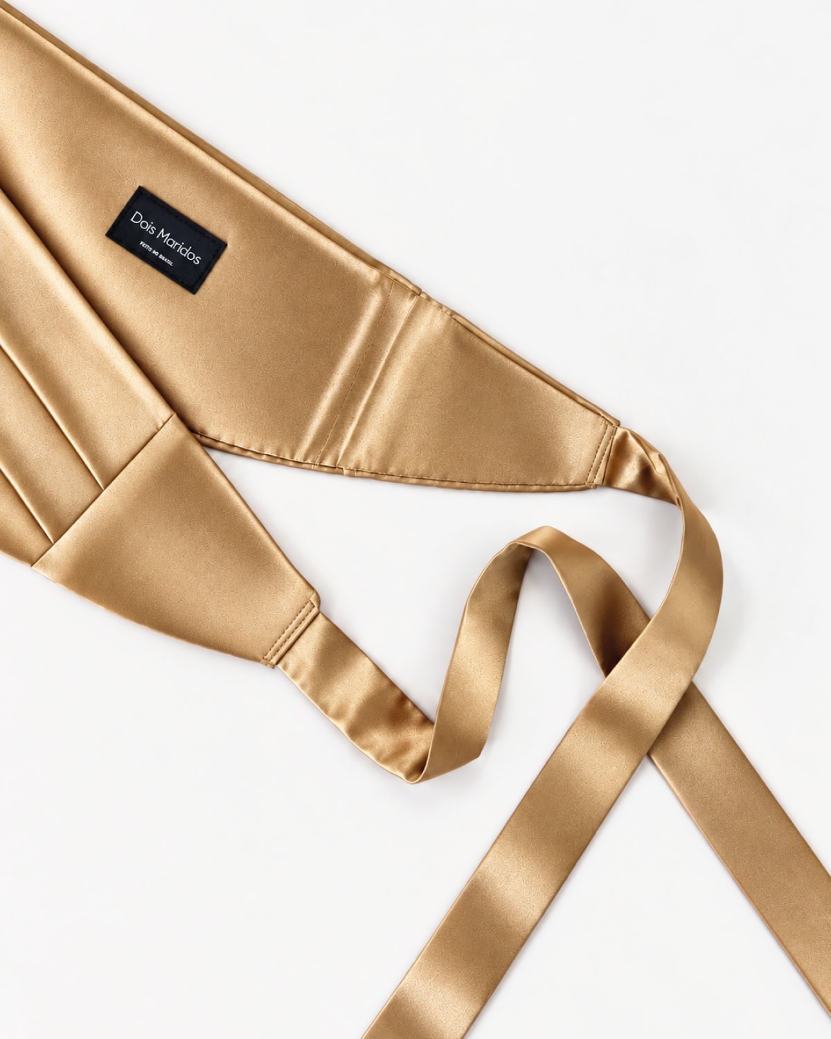Cummerbund Cetim Dourado