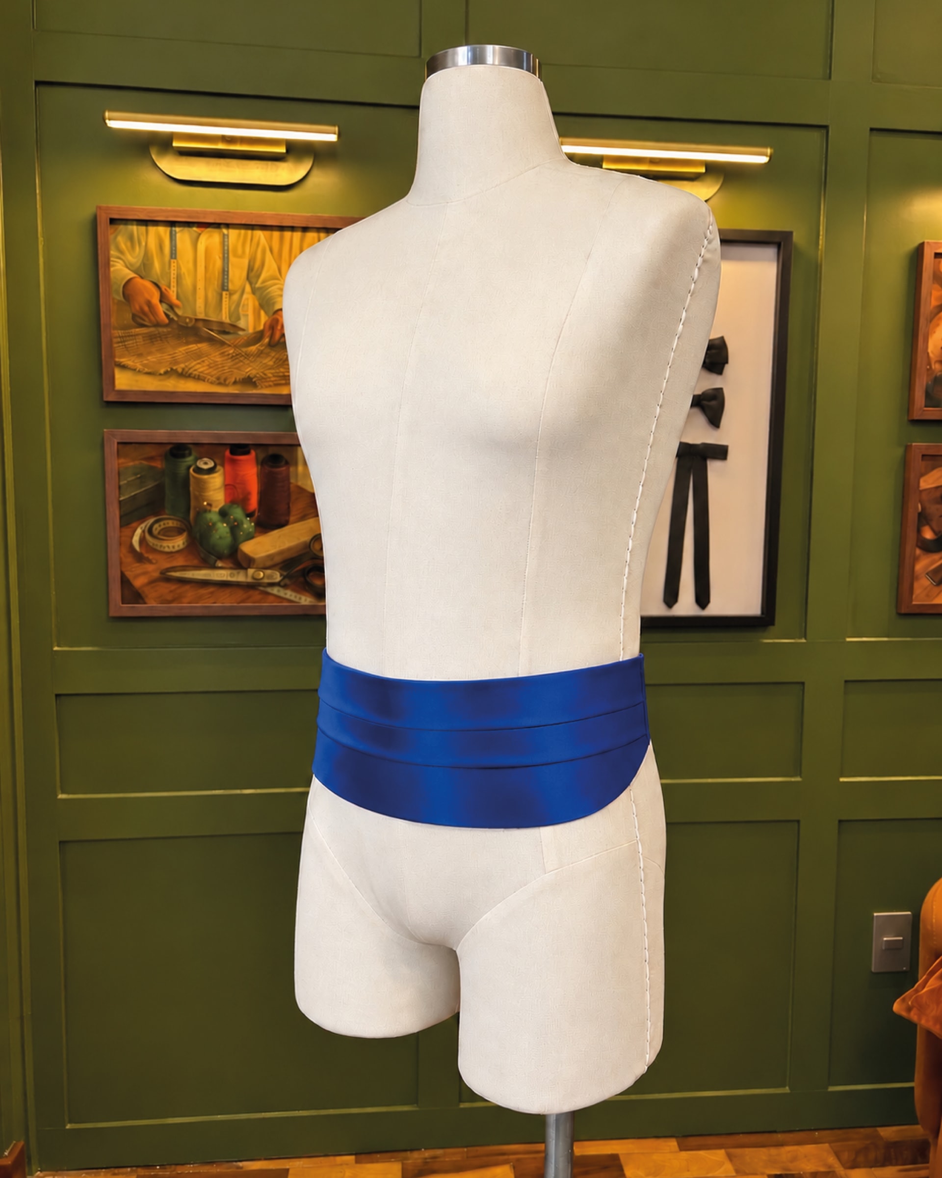 Cummerbund Cetim Azul
