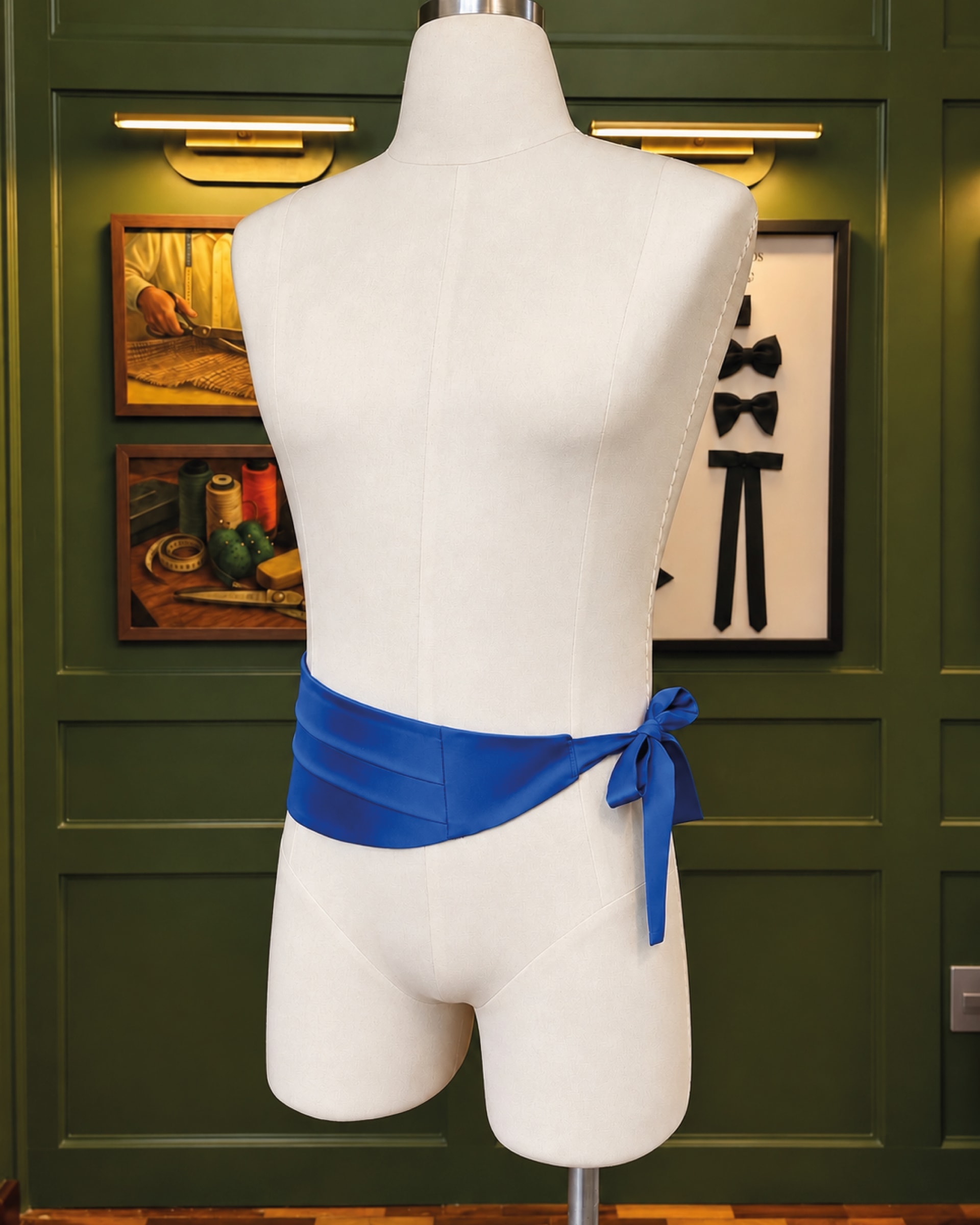 Cummerbund Cetim Azul