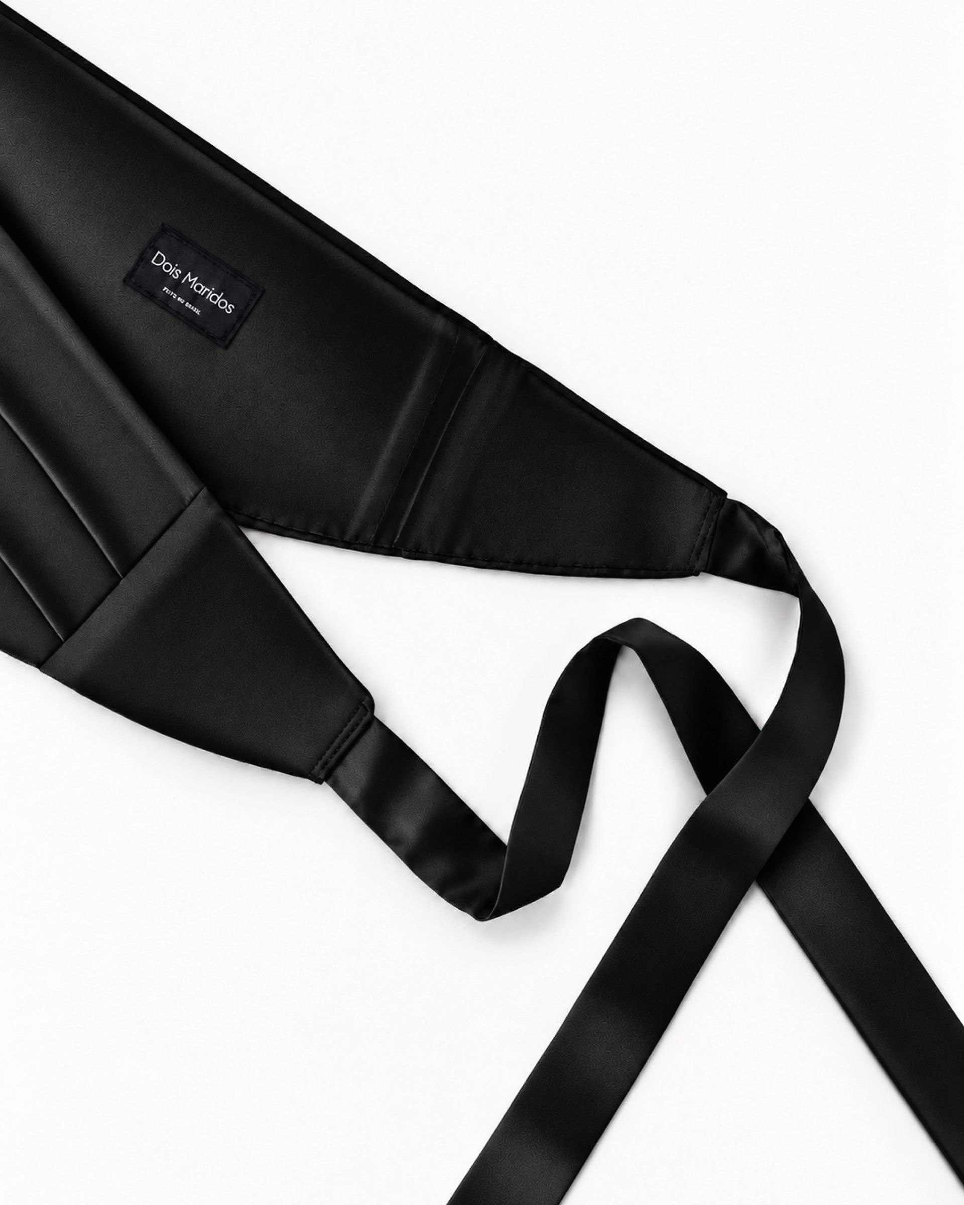 Cummerbund Cetim Preto