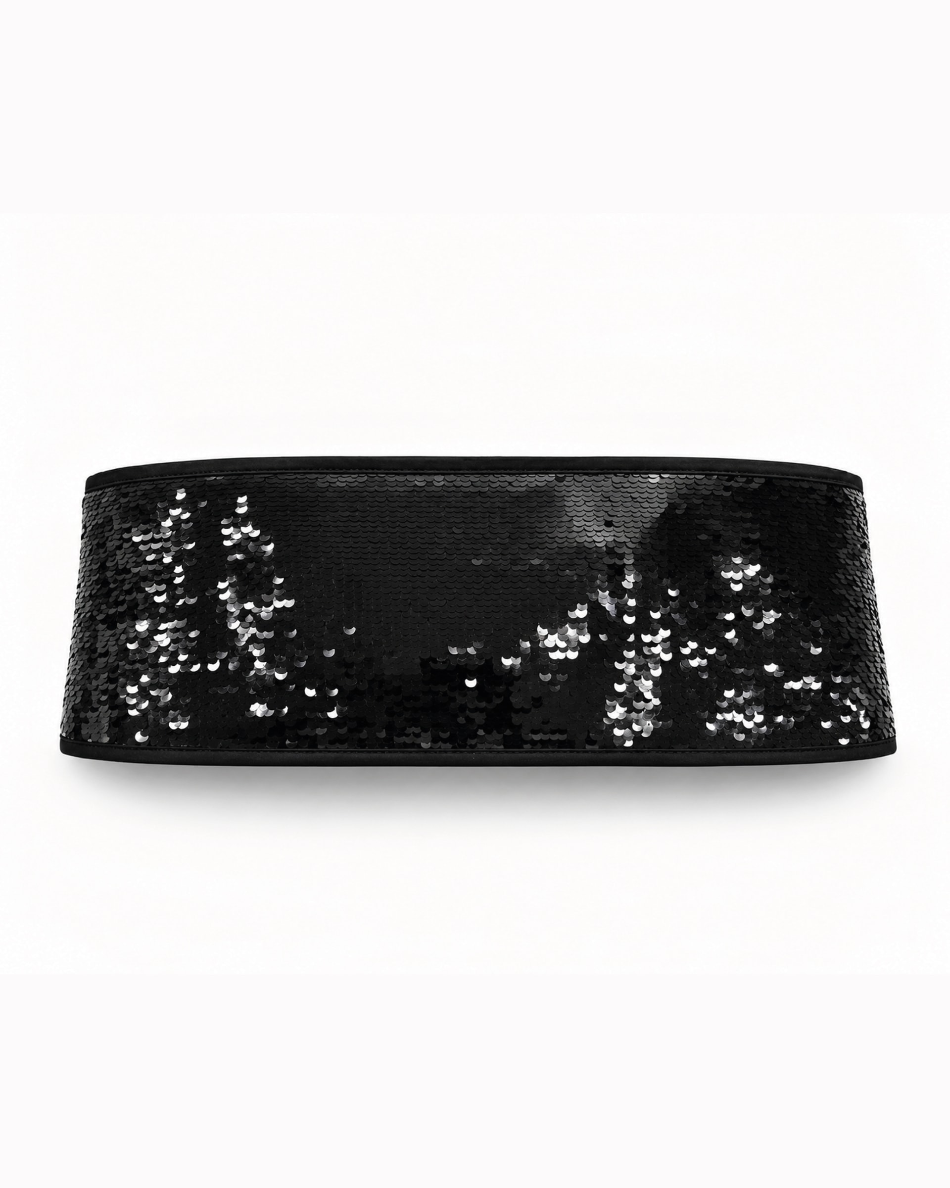 Cummerbund Paetês Preto