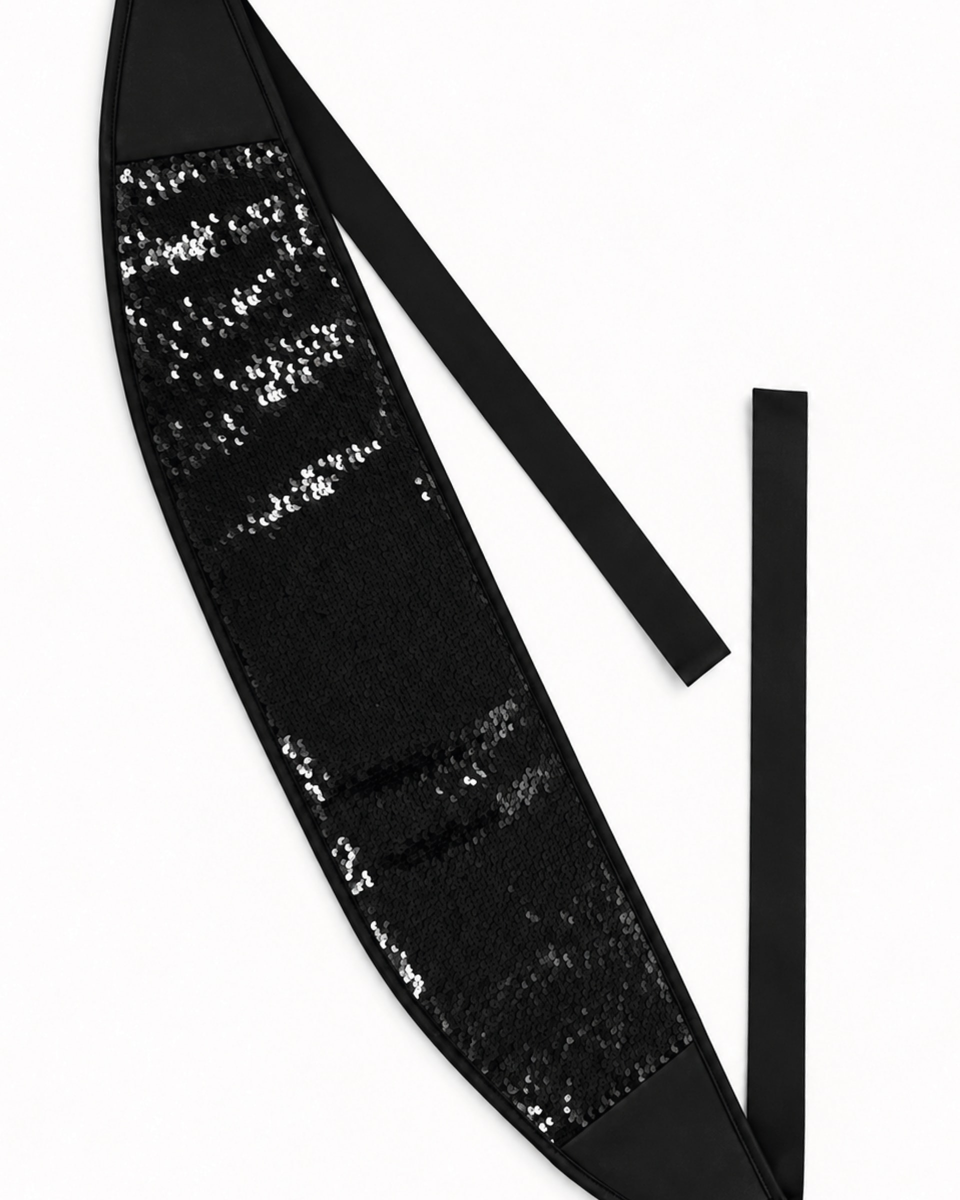 Cummerbund Paetês Preto