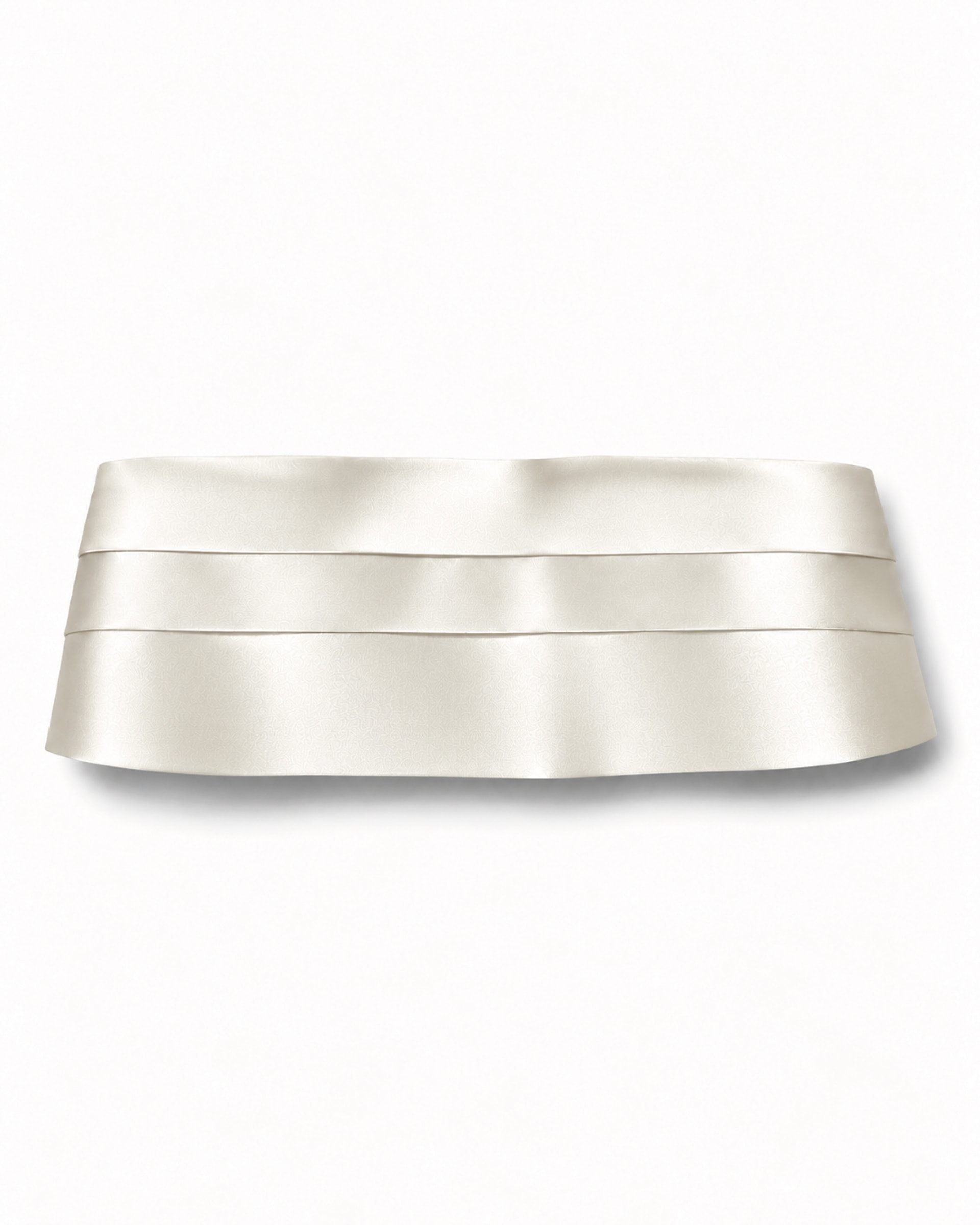 Cummerbund Cetim Off White