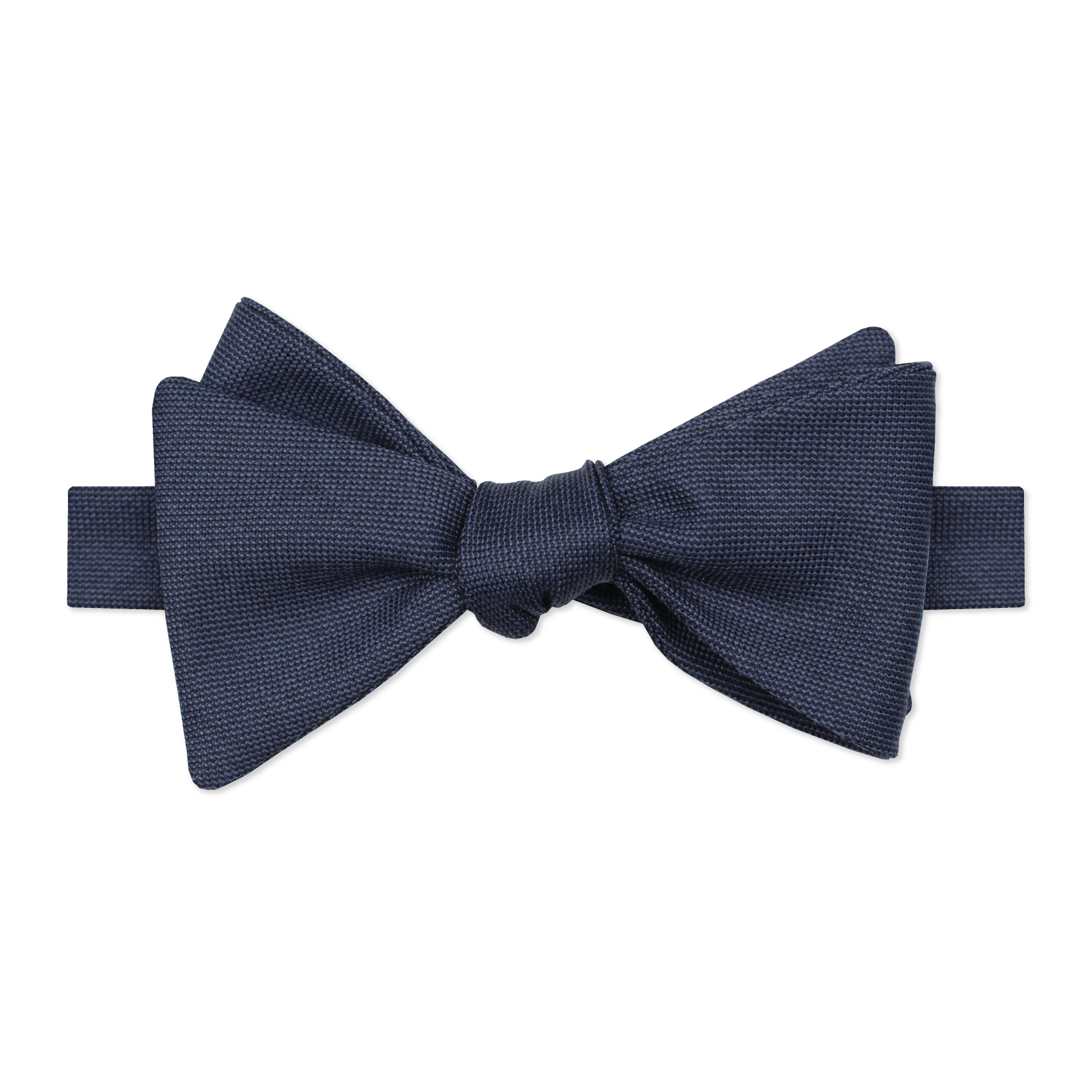 Gravata Borboleta Lã Fria Azul Para dar Nó